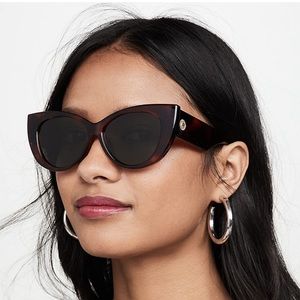 Le Specs Feline Fine NWT Cat Eye Sunglasses